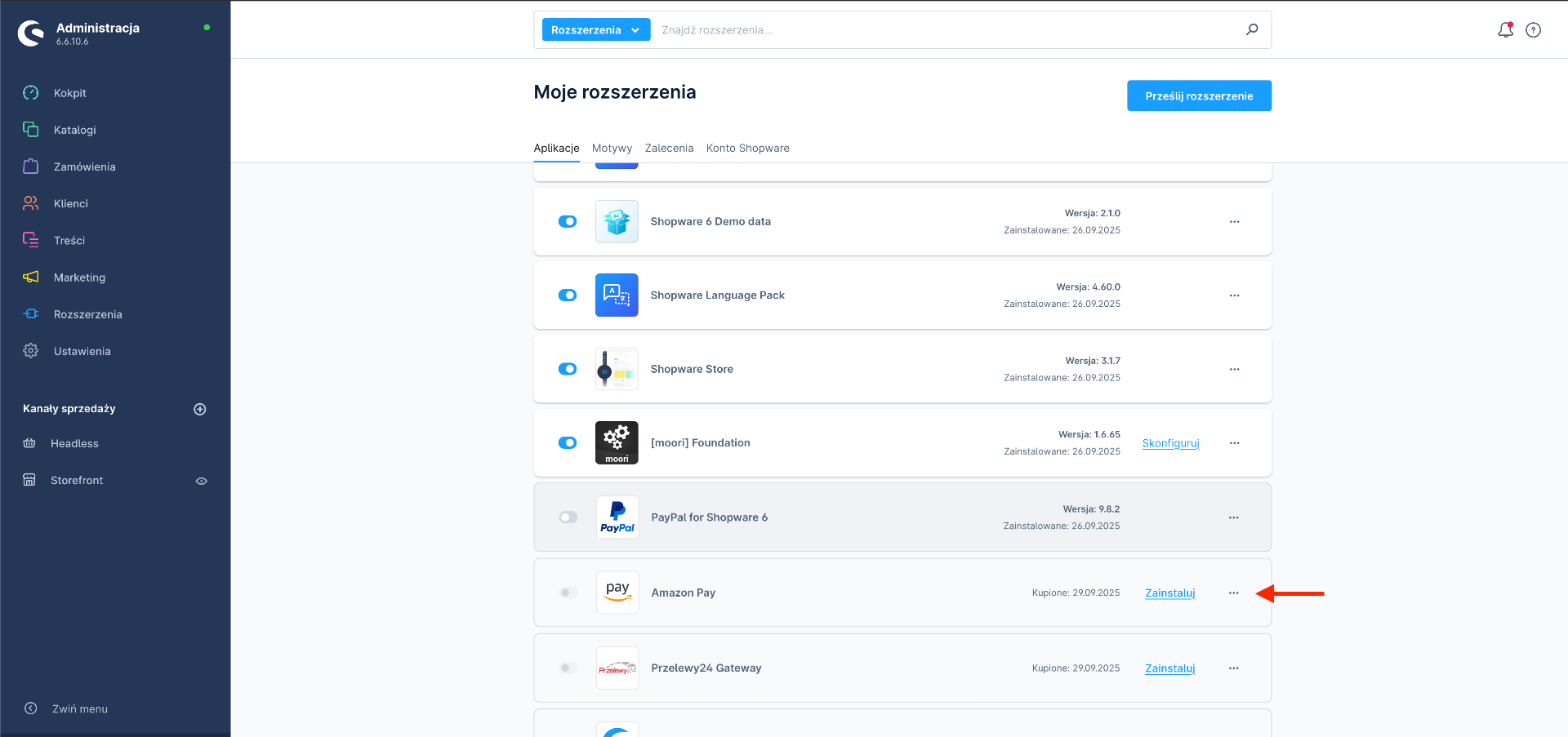 wybierz metode płatności